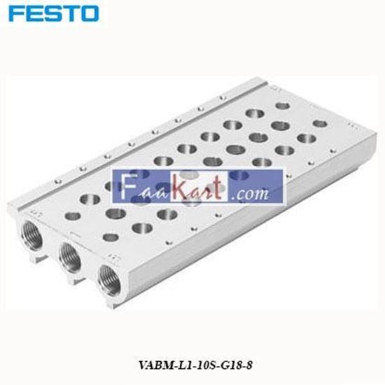 Picture of VABM-L1-10S-G18-8 FESTO Manifold Base