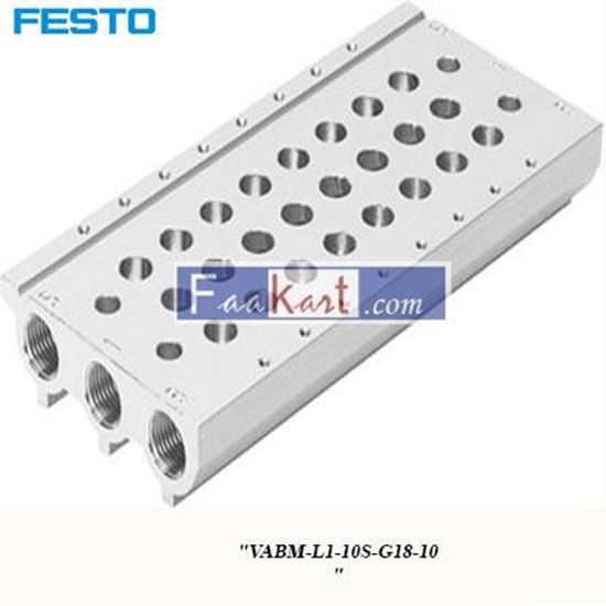 Picture of VABM-L1-10S-G18-10 FESTO Manifold Base