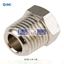 Picture of 2530-1/4-1/8 SMC Pneumatic Straight Threaded Adapter