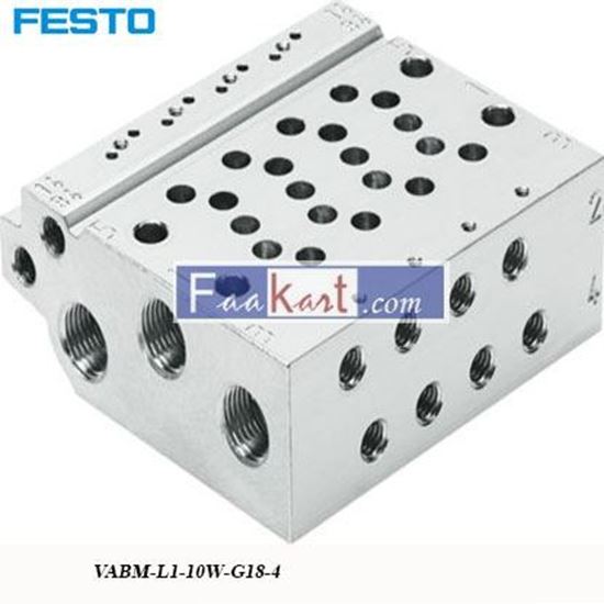 Picture of VABM-L1-10W-G18-4 FESTO Manifold Base