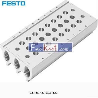 Picture of VABM-L1-14S-G14-3  FESTO  Manifold Base