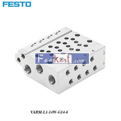 Picture of VABM-L1-14W-G14-6  FESTO  Manifold Base,