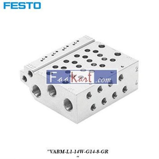 Picture of VABM-L1-14W-G14-8-GR  FESTO  Manifold Base