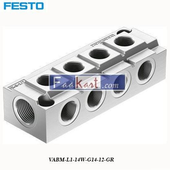 Picture of VABM-L1-14W-G14-12-GR  FESTO  Manifold Base