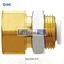 Picture of KQ2E08-01A SMC Pneumatic Bulkhead Threaded-to-Tube Adapter, Push In 8 mm, Rc 1/8 Female BSPPx8mm
