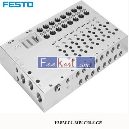 Picture of VABM-L1-18W-G38-6-GR  FESTO Manifold Base