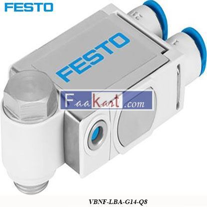 Picture of VBNF-LBA-G14-Q8  Festo Pneumatic Manual Control Valve