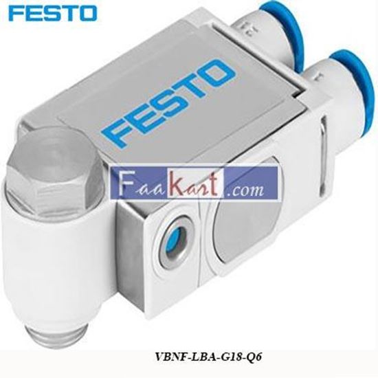 Picture of VBNF-LBA-G18-Q6  Festo Pneumatic Manual Control Valve