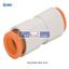Picture of KQ2H06-00A-X35  SMC KQ2 Pneumatic Straight Tube-to-Tube Adapter, Push In 6 mm
