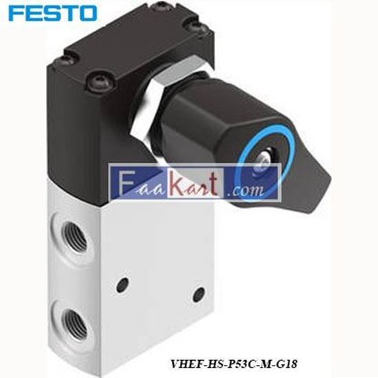 Picture of VHEF-HS-P53C-M-G18  FESTO Pneumatic Manual Control Valve