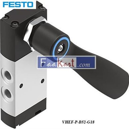 Picture of VHEF-P-B52-G18 FESTO  Pneumatic Manual Control Valve