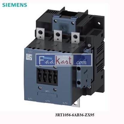 Picture of 3RT1056-6AB36-ZX95 Siemens Power contactor