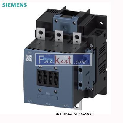 Picture of 3RT1056-6AF36-ZX95 Siemens Power contactor