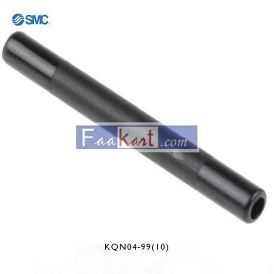 Picture of KQN04-99(10) SMC KQ2 Pneumatic Straight Tube-to-Tube Adapter, Push In 4 mm