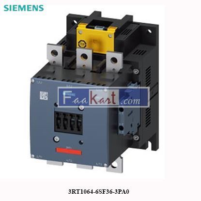 Picture of 3RT1064-6SF36-3PA0 Siemens Power contactor