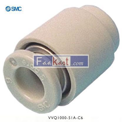 Picture of VVQ1000-51A-C6  SMC Cylinder Port VVQ1000-51A-C6, For Use With SX5000 Body Ported Valve Single Unit