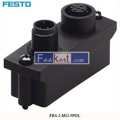 Picture of FBA-2-M12-5POL  FESTO  pin Adapter for Profibus