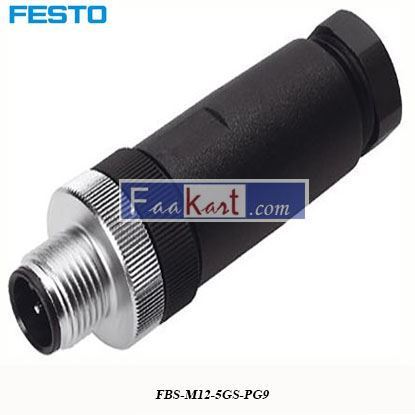 Picture of FBS-M12-5GS-PG9  FESTO Pin Straight Plug