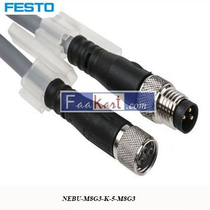 Picture of NEBU-M8G3-K-5-M8G3  FESTO Pole Connecting Cable
