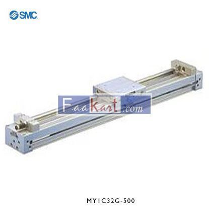 Picture of MY1C32G-500  NewSMC Double Acting Rodless Pneumatic Cylinder 500mm Stroke, 32mm Bore