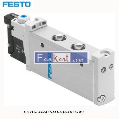 Picture of VUVG-L14-M52-MT-G18-1H2L-W1  FESTO Solenoid Valve