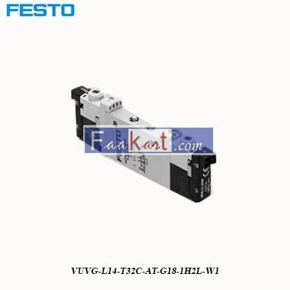 Picture of VUVG-L14-T32C-AT-G18-1H2L-W1  FESTO  Pneumatic Solenoid Valve