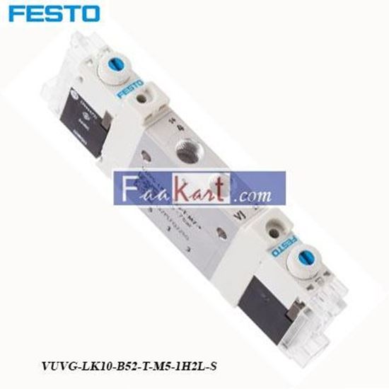 Picture of VUVG-LK10-B52-T-M5-1H2L-S FESTO Solenoid Valve