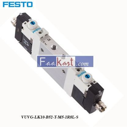 Picture of VUVG-LK10-B52-T-M5-1R8L-S FESTO  Solenoid Valve