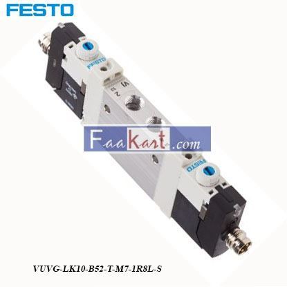 Picture of VUVG-LK10-B52-T-M7-1R8L-S FESTO Solenoid Valve