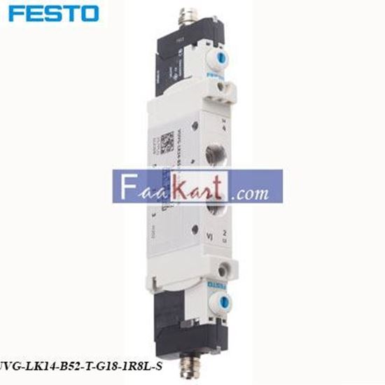 Picture of VUVG-LK14-B52-T-G18-1R8L-S FESTO  Solenoid Valve