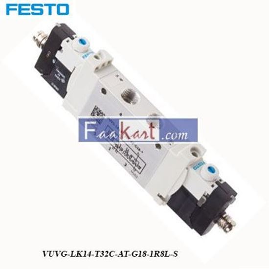 Picture of VUVG-LK14-T32C-AT-G18-1R8L-S FESTO Solenoid Valve