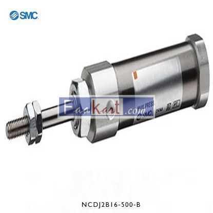 Picture of NCDJ2B16-500-B   SMC Double Action Pneumatic Pin Cylinder, NCDJ2B16-500-B