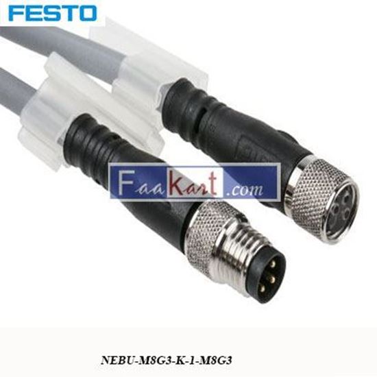 Picture of NEBU-M8G3-K-1-M8G3  FESTO Connecting Cable