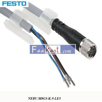 Picture of NEBU-M8G3-K-5-LE3 FESTO Connecting Cable
