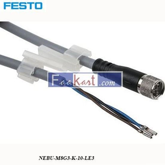 Picture of NEBU-M8G3-K-10-LE3  FESTO  Connecting Cable