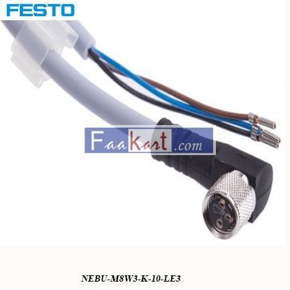 Picture of NEBU-M8W3-K-10-LE3 FESTO Connecting Cable
