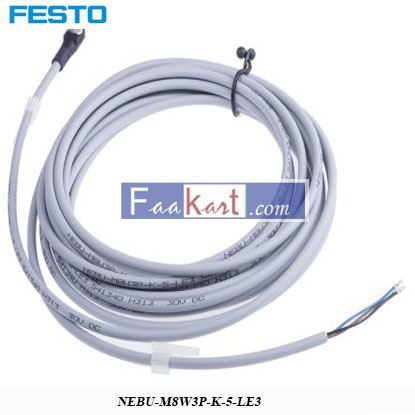 Picture of NEBU-M8W3P-K-5-LE3 FESTO Connecting Cable