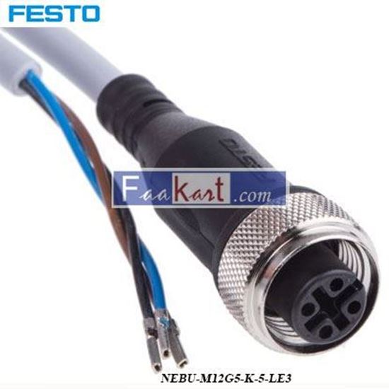Picture of NEBU-M12G5-K-5-LE3    FESTO  3-pin Cable, 5m