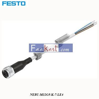 Picture of NEBU-M12G5-K-7-LE4  FESTO  5 Pin, 7m cable