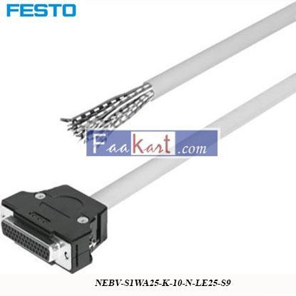 Picture of NEBV-S1WA25-K-10-N-LE25-S9  FSETO Cable 25 Pin D-Sub to 25 Wire