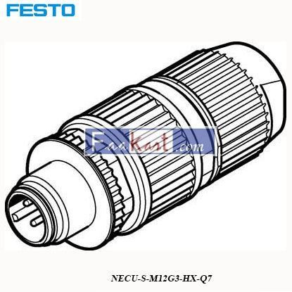 Picture of NECU-S-M12G3-HX-Q7  FESTO plug