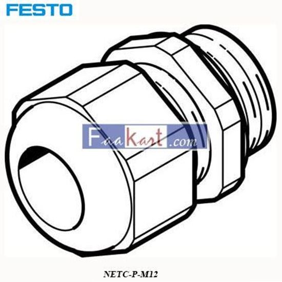 Picture of NETC-P-M12  FESTO Connector, Black