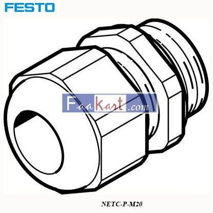 Picture of NETC-P-M20  FESTO   Connector, Black