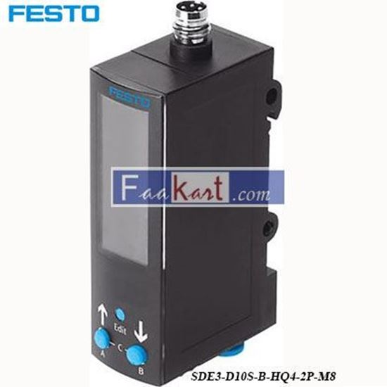 Picture of SDE3-D10S-B-HQ4-2P-M8  Festo Pressure Sensor