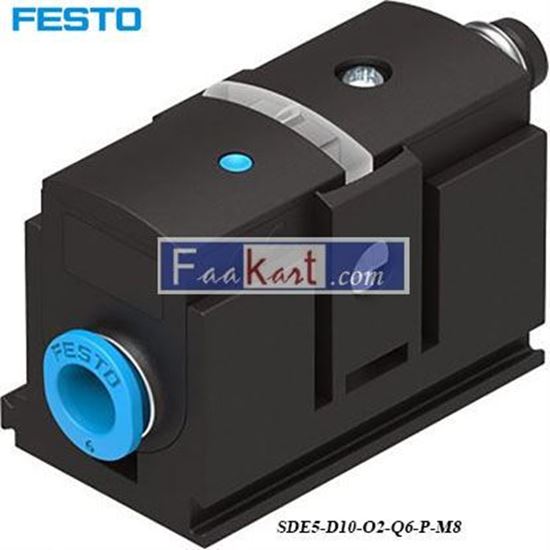Picture of SDE5-D10-O2-Q6-P-M8  Festo Pressure Sensor