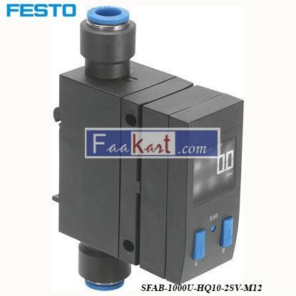 Picture of SFAB-1000U-HQ10-2SV-M12  FESTO flow sensor