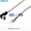 Picture of SIM-M8-3WD-2,5-NSL-PU  Festo Connecting Cable