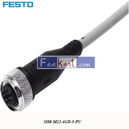 Picture of SIM-M12-4GD-5-PU  FESTO connecting cable