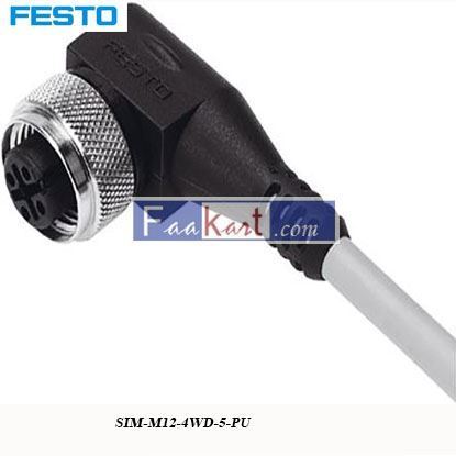 Picture of SIM-M12-4WD-5-PU  FESTO connecting cable