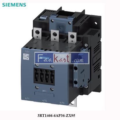 Picture of 3RT1466-6AP36-ZX95 Siemens Contactor